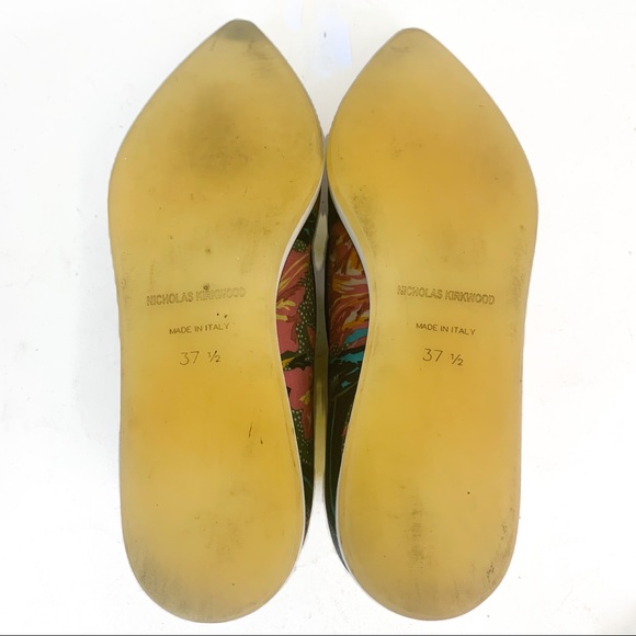 Nicholas Kirkwood Womens Floral Slip On Shoe US6 - Picture 6 of 7